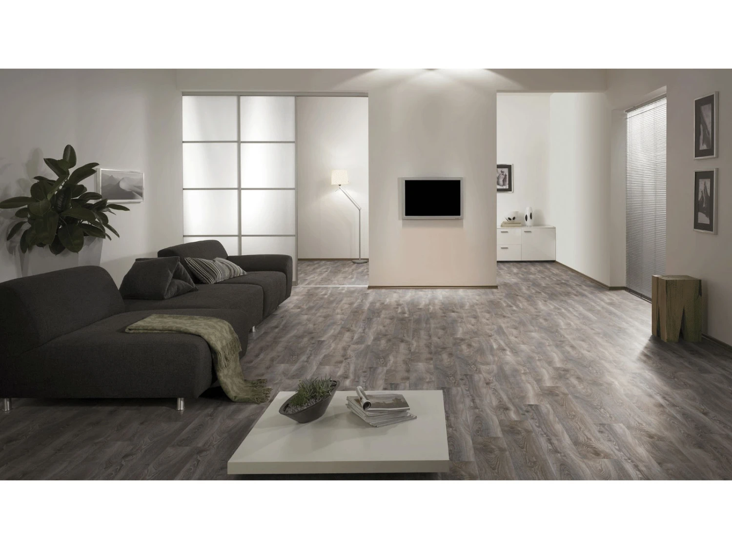 Stratifié Highland Chêne Titane D4796 Mammut Plus Au Format De Lames Larges à L'ancienne 4 Stratifié Highland Chêne Titane D4796 Mammut Plus Au Format De Lames Larges à L'ancienne – Image 4