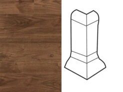 Meister Angle Extérieur Pour Plinthe Profilé 1 1K 1MK- Noyer Clair 2017