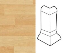 Meister Angle Extérieur Pour Plinthe Profilé 1 MK Hêtre 2011