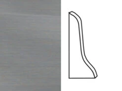 Meister Embouts Pour Plinthe Profilé 1 1K 1 MK Aspect Inox 2002