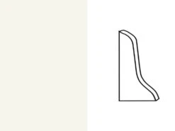 Meister Embout Pour Plinthe SKL 22/50 Blanc