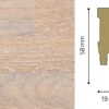 Plinthe Chêne Mixte D4173 Décor Ktex 1