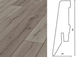 Plinthe Century Chêne Gris D4175 Décor Ktex 1