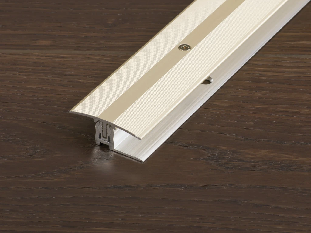 Proline Profilé De Transition PROVARIO Universal XL Aluminium Anodisé Champagne 1 Proline Profilé De Transition PROVARIO Universal XL Aluminium Anodisé Champagne