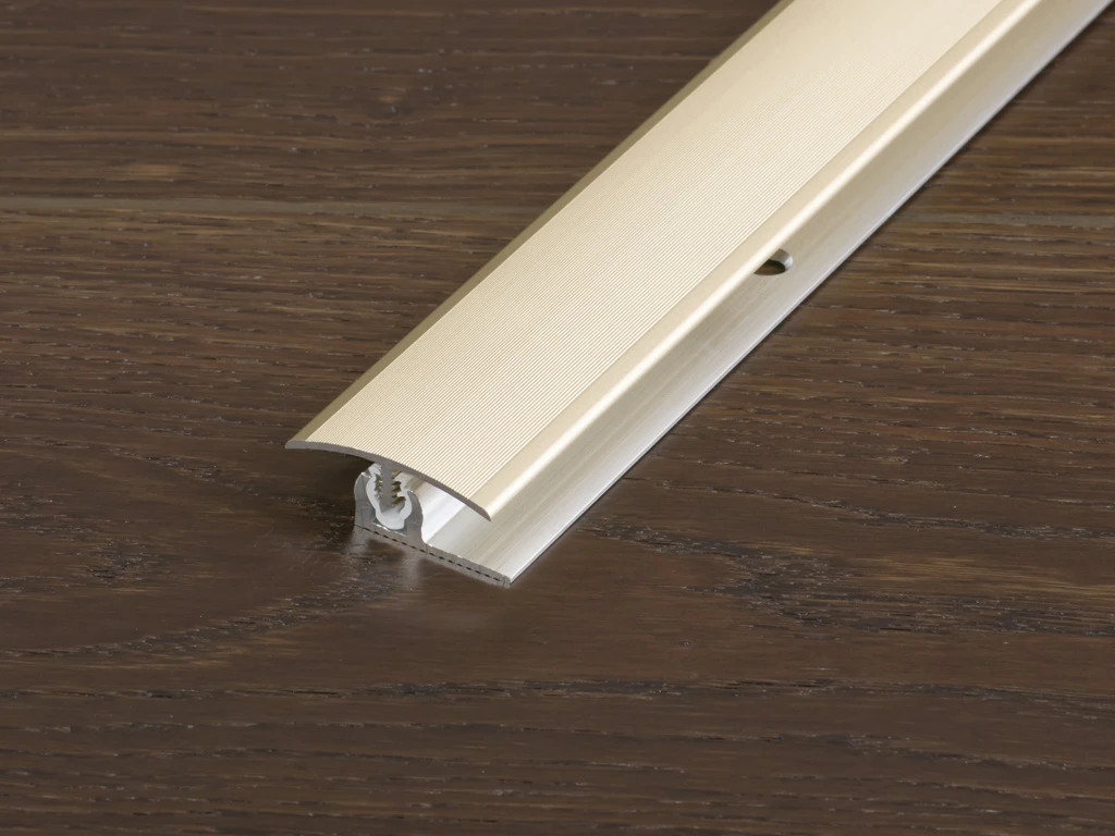 Proline Profilé De Transition PROVARIOclip Universal Aluminium Anodisé Champagne 1 Proline Profilé De Transition PROVARIOclip Universal Aluminium Anodisé Champagne