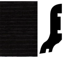 Plinthe Décor Frêne Noir