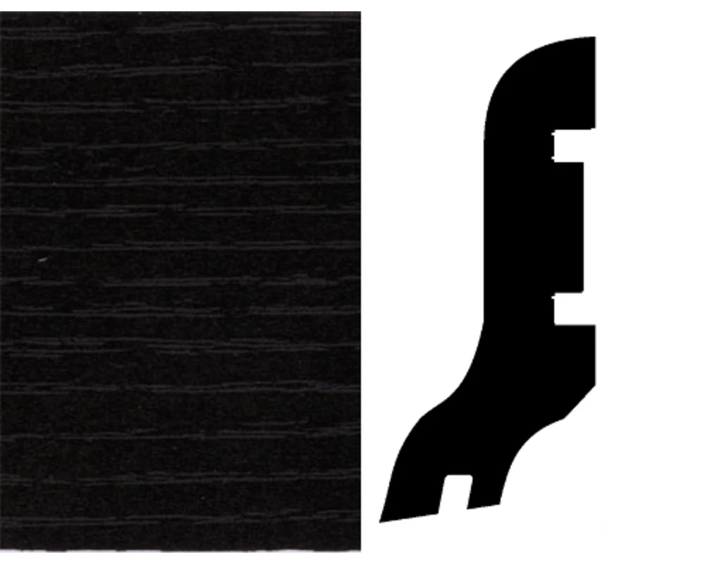 Plinthe Décor Frêne Noir 1 Plinthe Décor Frêne Noir