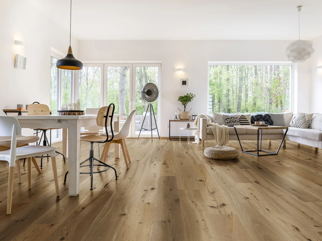 Parquet Chêne Marquant Huilé Au Format De Lames Larges à L'ancienne Brossé 3 Parquet Chêne Marquant Huilé Au Format De Lames Larges à L'ancienne Brossé – Image 3