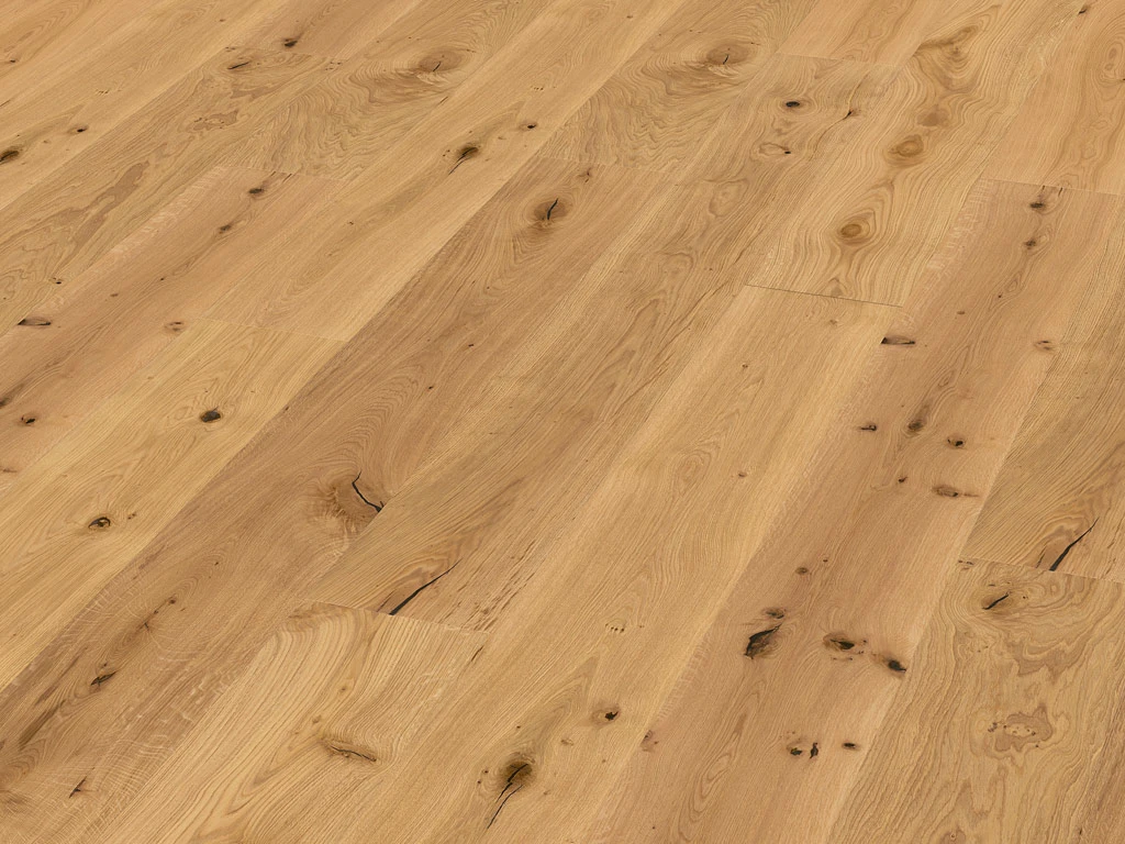 Parquet Chêne XL Rustique Nœuds Huilé Au Format De Lames Larges à L'ancienne 2 Parquet Chêne XL Rustique Nœuds Huilé Au Format De Lames Larges à L'ancienne – Image 2