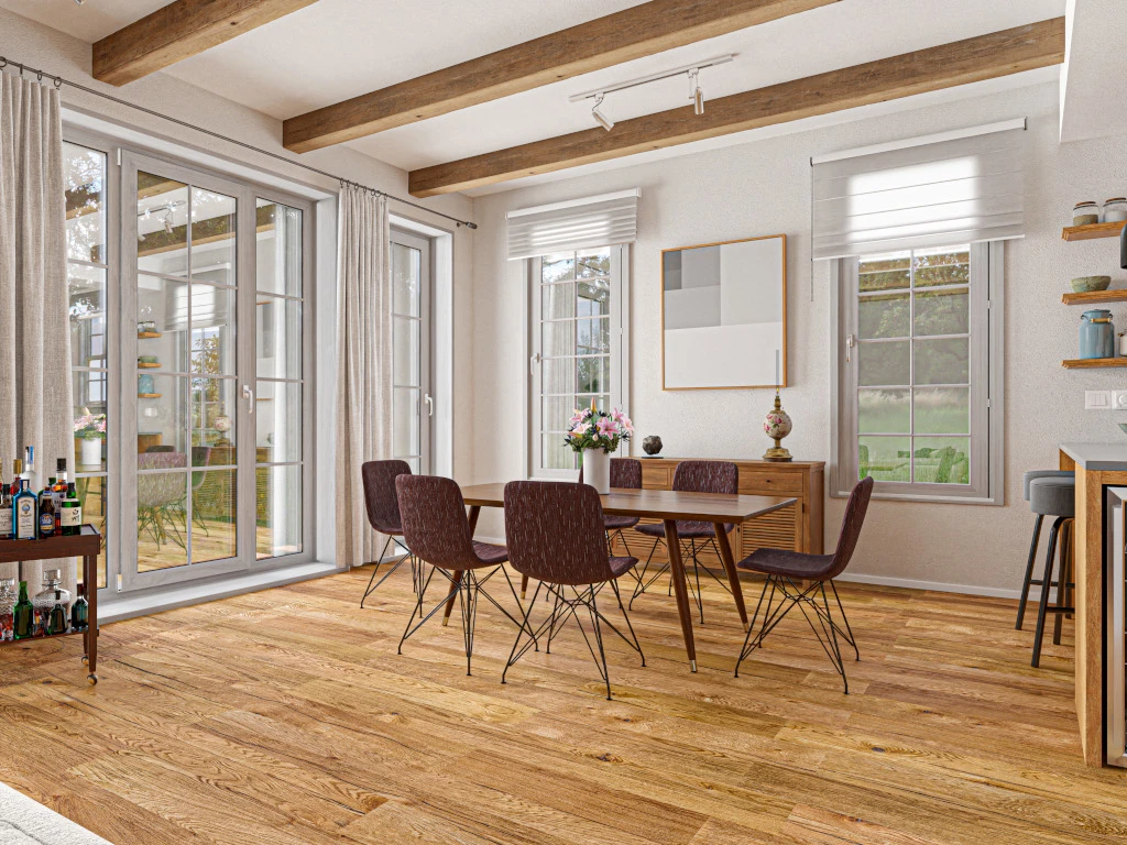 Parquet Chêne Turin Super Rustique Lame Bois Brossé Style Campagnard 4 Parquet Chêne Turin Super Rustique Lame Bois Brossé Style Campagnard – Image 4