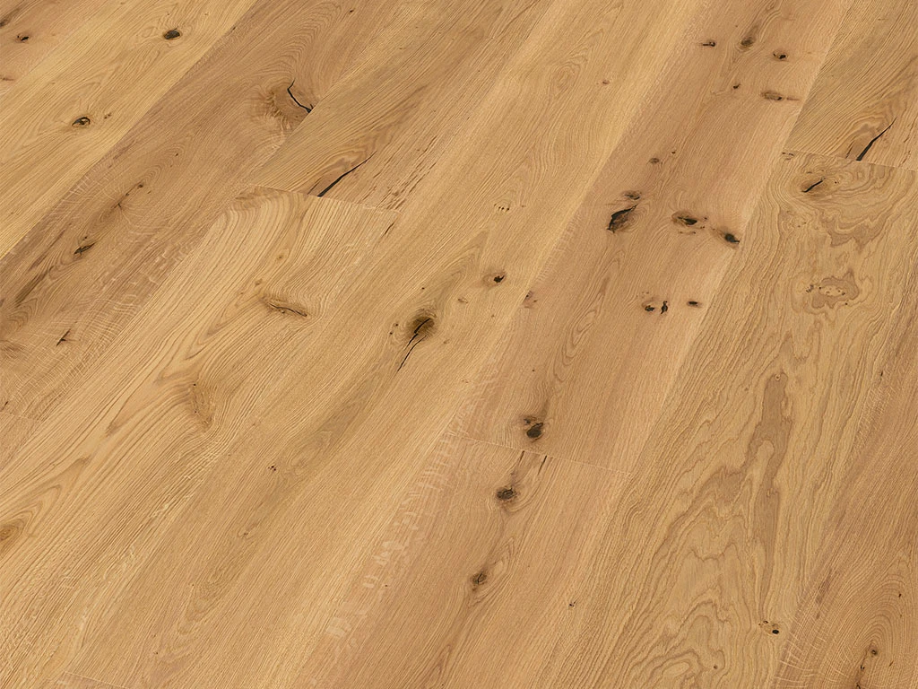 Parquet Chêne XL Rustique Nœuds Huilé Au Format De Lames Larges à L'ancienne 1 Parquet Chêne XL Rustique Nœuds Huilé Au Format De Lames Larges à L'ancienne