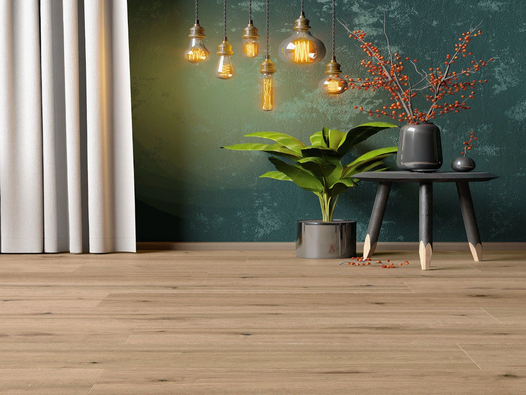 Sol Design Trend Green Vinyle Chêne Fissuré Lame Style Campagnard 3 Sol Design Trend Green Vinyle Chêne Fissuré Lame Style Campagnard – Image 3