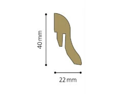 Plinthe Muna Teak D3582 Décor Ktex 4 5 Plinthe Muna Teak D3582 Décor Ktex 4 -Meister Soldes Magasin KTEX 4