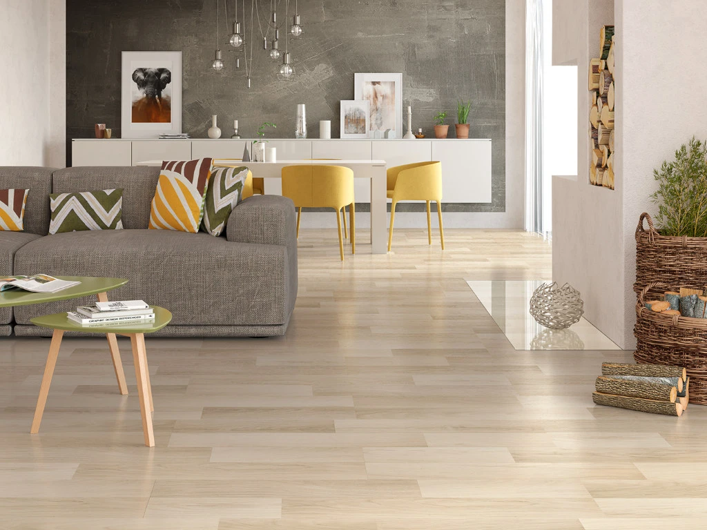Stratifié Basicfloor Chêne Clair Double Lame Parquet Contrecollé 2 Stratifié Basicfloor Chêne Clair Double Lame Parquet Contrecollé – Image 2