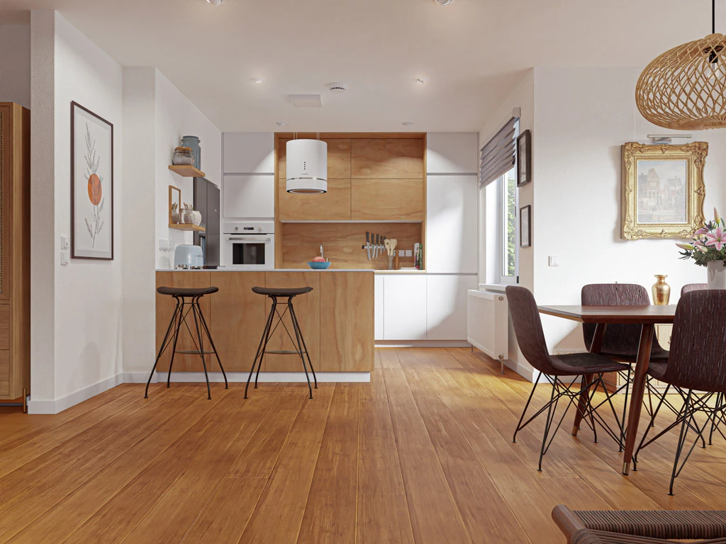 Parquet Bambou Coffee Brun Foncé Stratifié Imitation Bois Lisse 7 Parquet Bambou Coffee Brun Foncé Stratifié Imitation Bois Lisse – Image 7