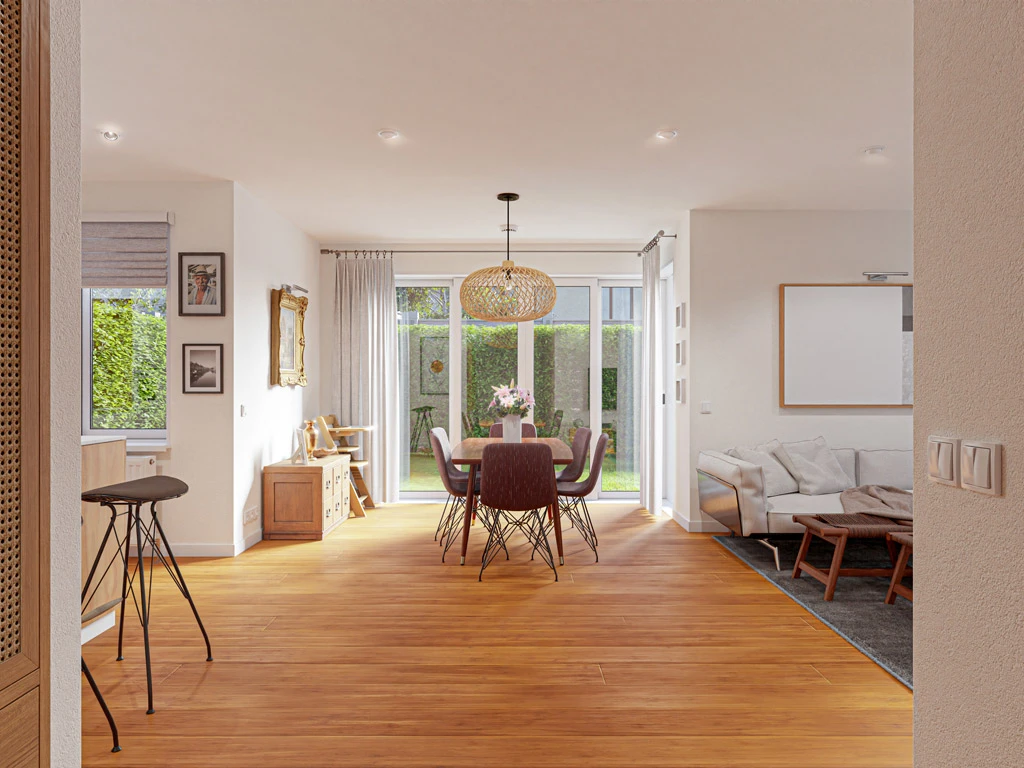 Parquet Bambou Coffee Brun Foncé Stratifié Imitation Bois Lisse 6 Parquet Bambou Coffee Brun Foncé Stratifié Imitation Bois Lisse – Image 6