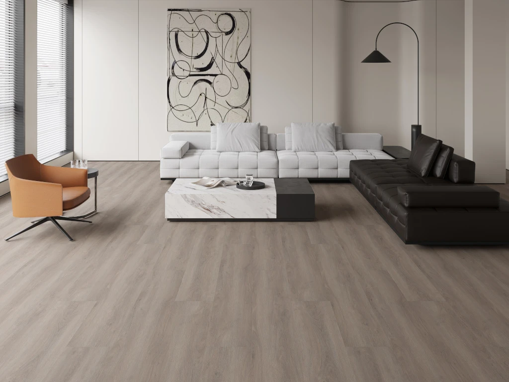 Sol En Vinyle Chêne Rustique Teinte Sable Lame Style Campagnard 3 Sol En Vinyle Chêne Rustique Teinte Sable Lame Style Campagnard – Image 3