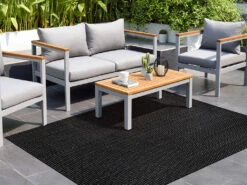 Outdoor-Teppich/Küchenläufer Classic Noir -Meister Soldes Magasin L4800079 Classic Noir 026tTeoaM6lwvqH