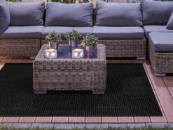 Outdoor-Teppich/Küchenläufer Classic Noir -Meister Soldes Magasin L4800079 Classic Noir 4UQmPPMzy2d8r8