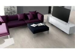 Stratifié Trend Oak Creme White Au Format De Lames Larges à L'ancienne