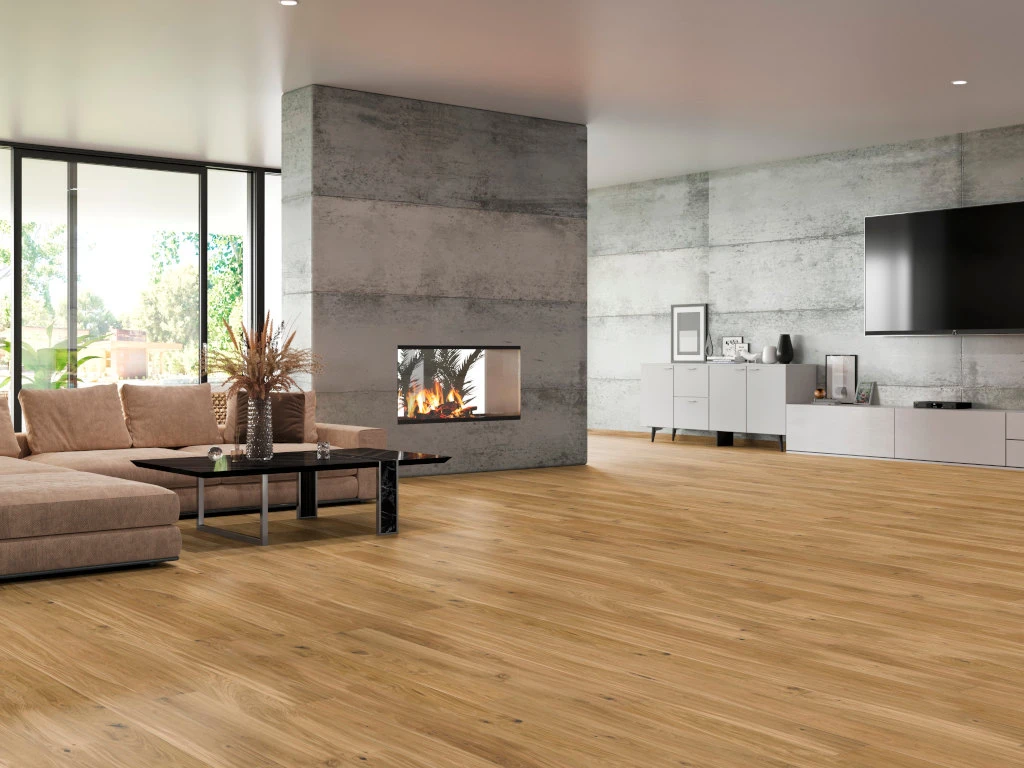 Parquet Rustico Chêne Naturel Intens Au Format De Lames Larges à L'ancienne Rabotées 2 Parquet Rustico Chêne Naturel Intens Au Format De Lames Larges à L'ancienne Rabotées – Image 2