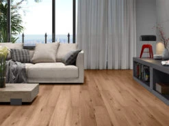 Parquet Chêne Rustique Fumé Huilé UV Au Format De Lames Larges à L'ancienne -Meister Soldes Magasin l4020816 5