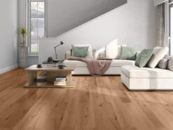 Parquet Chêne Rustique Fumé Huilé UV Au Format De Lames Larges à L'ancienne -Meister Soldes Magasin l4020816 6