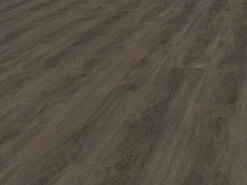 Sol Vinyle Premium à Clipser Chêne Gris Foncé Plancher Maison De Campagne